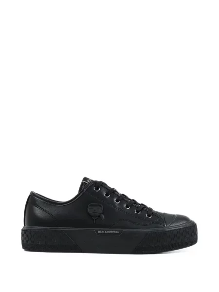Sneakerși Karl Lagerfeld din piele negru
