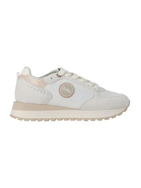 Sneakersy Colmar skórzane białe