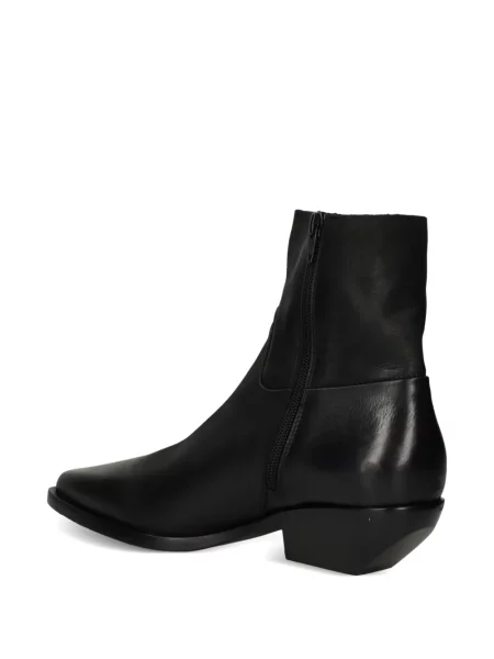 Botine Elena Iachi din piele negru