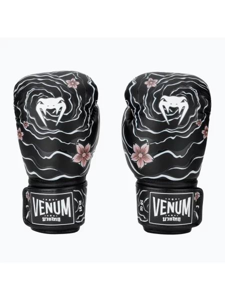 Рукавиці боксерські Venum X Tawanchay black/white білі