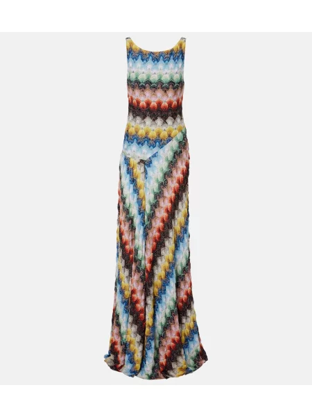 Rochie maxi Missoni cu spatele deschis