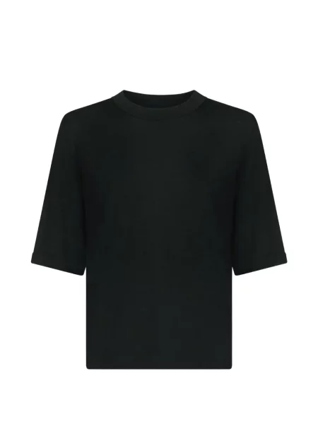Tricou Loulou De Saison din cașmir negru