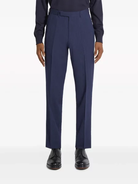 Juosmuo kelnės Zegna mėlyna