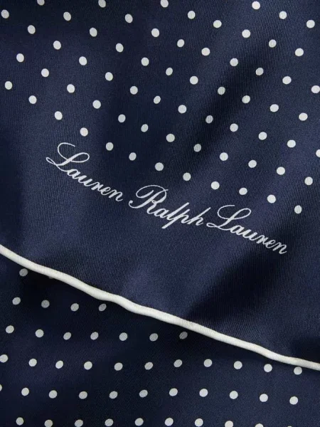 Ralph Lauren Akcesoria Kobieta Niebieski ONE SIZE Jedwabna Apaszka Lauren Ralph Lauren granatowa