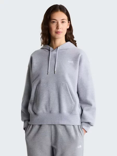 Худі The North Face W TNF ESSENTIAL SIMPLE DOME BO бавовна/поліестер сірий