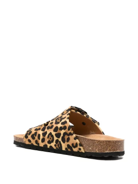 Sandale Mc2 Saint Barth cu imagine cu model leopard maro