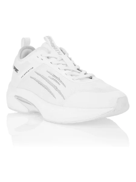 Plein Sport Sneakersy FAES biały