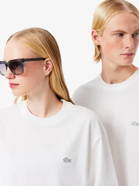 Жіноча Футболка Lacoste білий