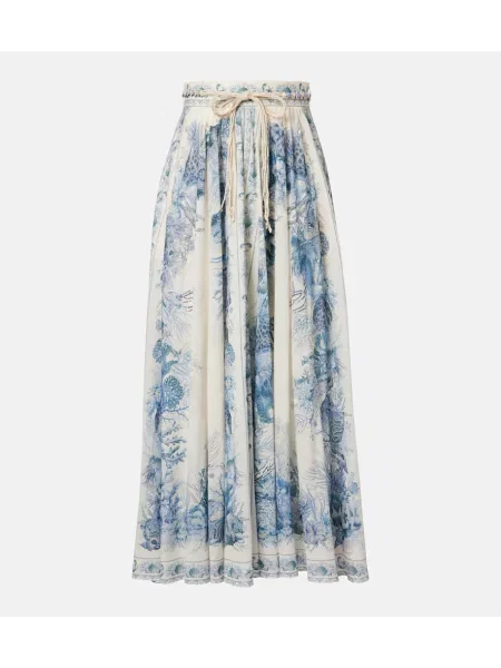 Maksi spódnica maxi Zimmermann niebieska