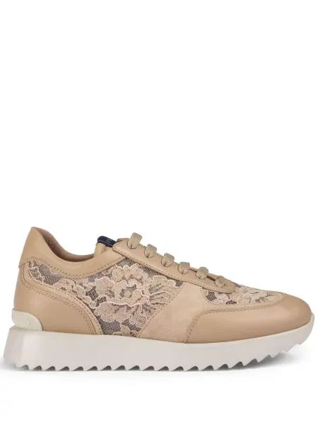 Sneakerși Le Silla din piele maro