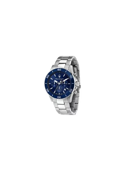 Maserati Hodinky Competizione Diver stříbrná