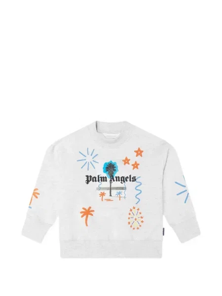 Bluza dziecięca Palm Angels szara