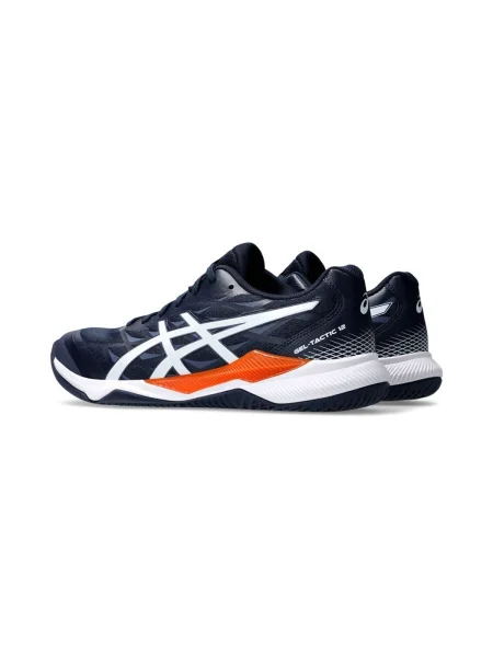 ASICS férfi cipő Gel-Tactic 12 éjfekete/fehér. Méret: 42 EU fehér