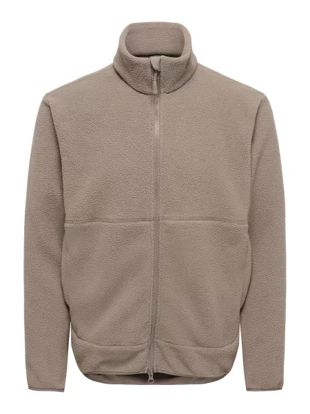 Only & Sons Jopa iz flisa ONSJason svetlo rjava