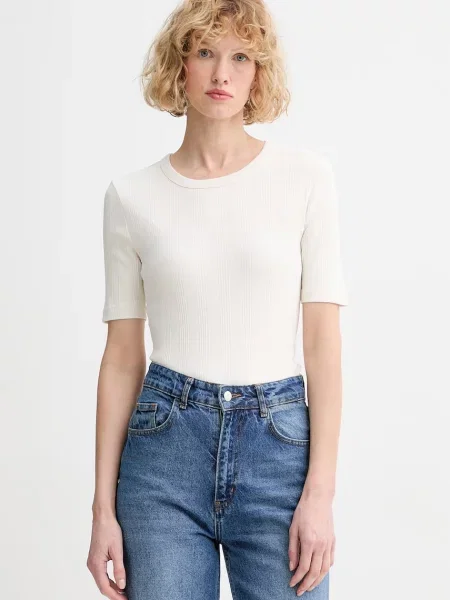 Calvin Klein basic tričko s béžové