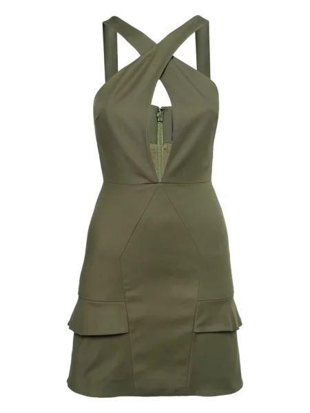 Rochie mini Cushnie de costum verde