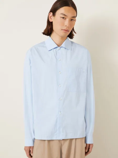 Jil Sander Košile Regular Fit tmavě modrá