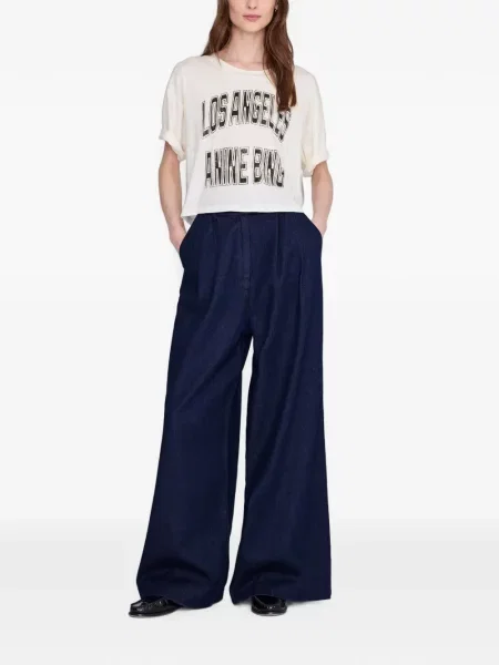 Decupat tricou Anine Bing alb