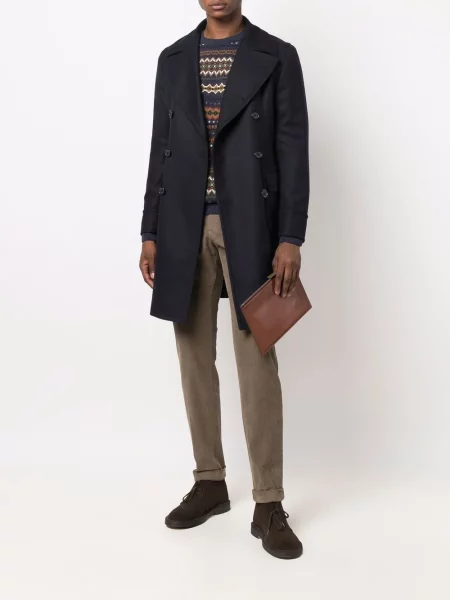 Pantaloni Briglia 1949 de catifea cord verde
