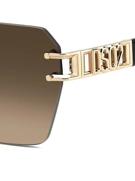 Ochelari de soare Dsquared2 Eyewear cu imprimeu geometric negru