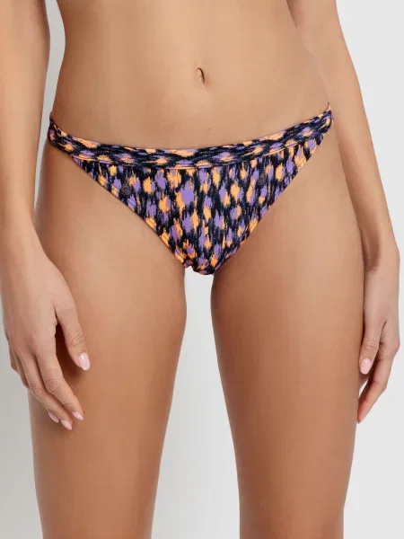 LSCN by LASCANA Bikini hlačke Lavista lila / oranžna črna