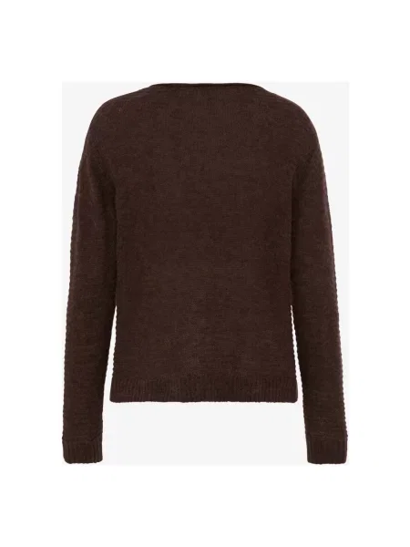Sweter Brax wełniany brązowy