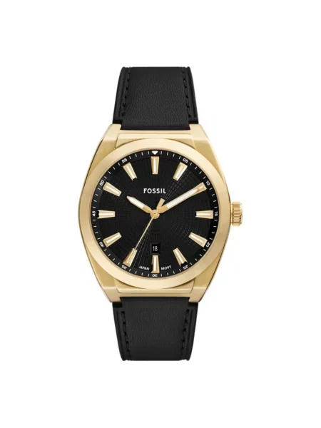 Fossil Zegarek Czarny żółty