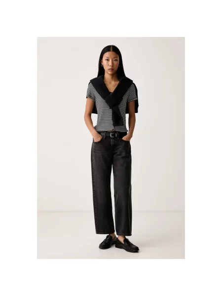 Jeansy straight leg Levi's czarne