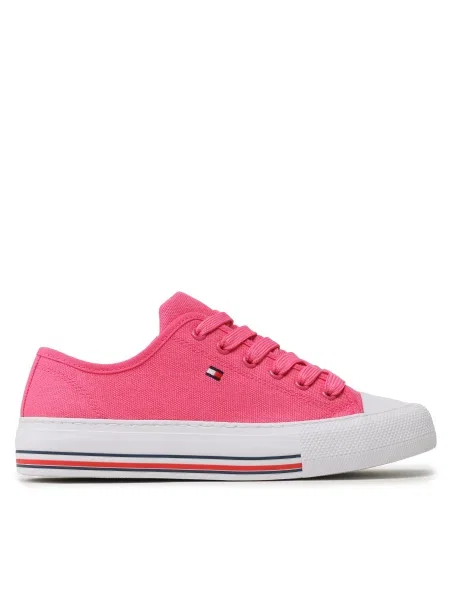 Кецове Tommy Hilfiger Low Cut Lace-Up S розов