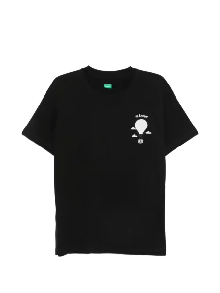 Tricou Flâneur cu imagine negru