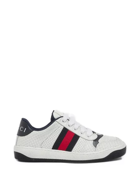 Dětské tenisky Gucci Screener bílé