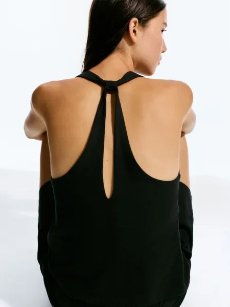 Top Pull&bear negru