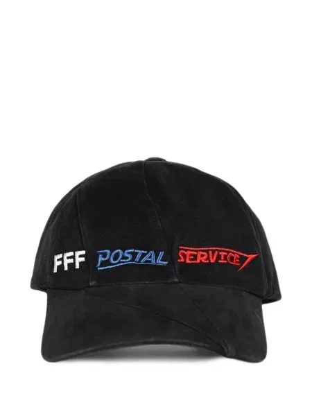Șapcă Fffpostalservice cu broderie negru