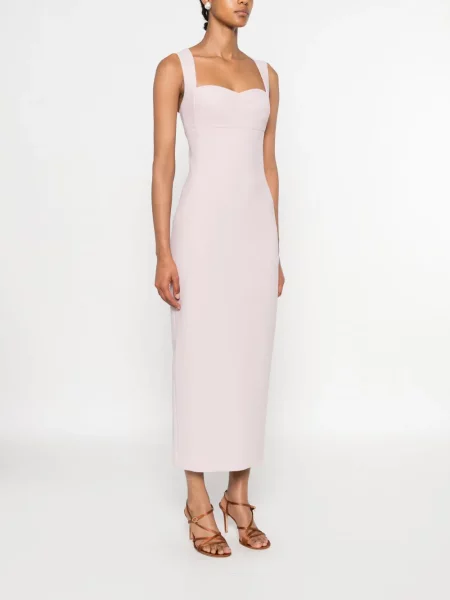 Šilkinė kostiumas midi suknelė Silk Love & Lace iki kelių
