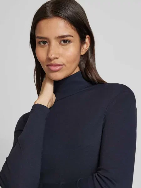 Sweter z golfem S.oliver Red Label niebieski