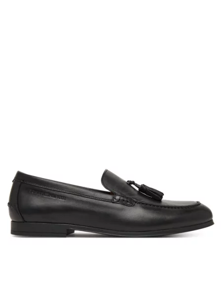 Tommy Hilfiger Loaferek Flex Hilfiger Lth Tassel Loafer fekete