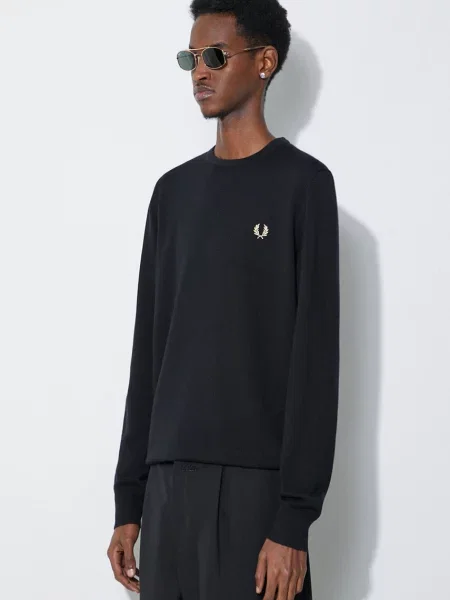 Fred Perry Вовняний светр Fred Perry Classic Crew Neck Jumper
