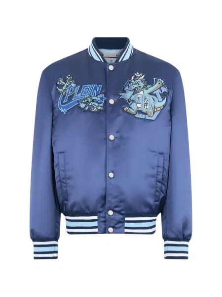 Geacă bomber Philipp Plein albastru