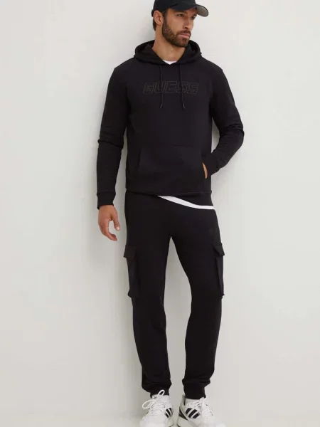 Guess pantaloni de trening ALDWIN negru