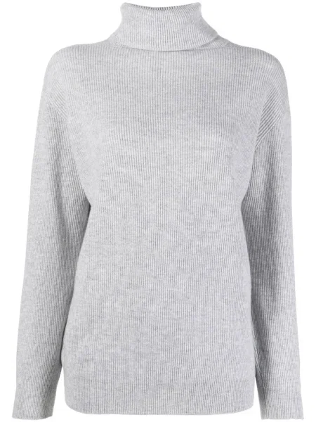 Pulover Brunello Cucinelli din cașmir gri