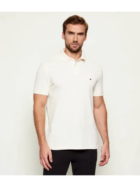 Tommy Hilfiger Pólóing Regular Fit bézs