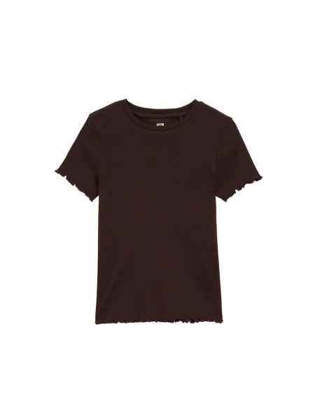 WE Fashion Tricou închis maro