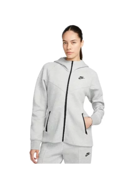 Bluza z kapturem Nike polarowa z kapturem szara