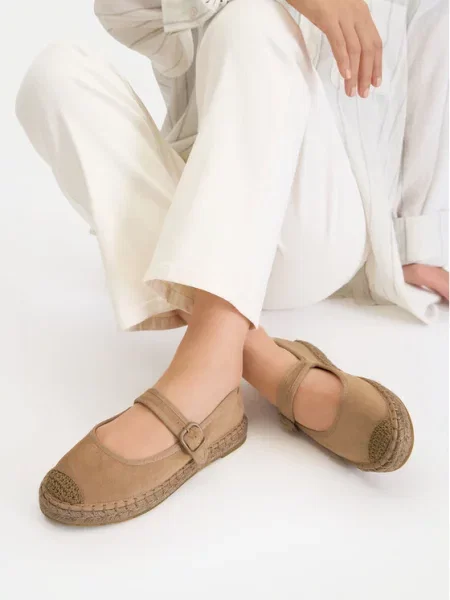 Roxy Espadrilės Tamsiai smėlinė