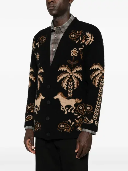 Cardigan Alanui tricotate negru