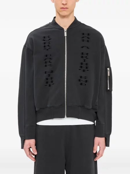 Geacă bomber 44 Label Group cu imagine negru