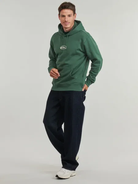 Mikina s kapucňou Quiksilver zelená