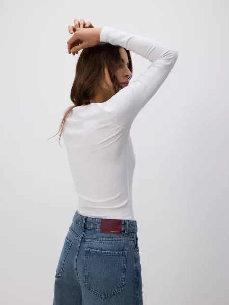 Reserved Джинси широкого крою синій