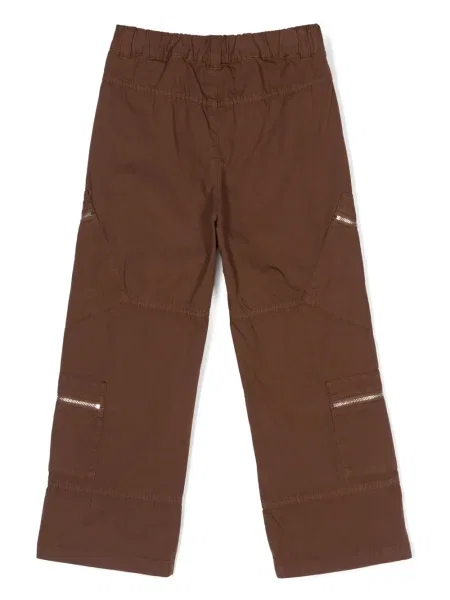 Spodnie cargo dziecięce Jacquemus L'enfant brązowe