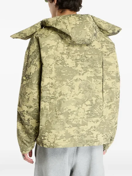 Мрежести камуфлажни маратонки Nike Air Max зелено